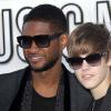 Justin Bieber et Usher aux MTV Video Music Awards, Los Angeles, le 12 septembre 2010