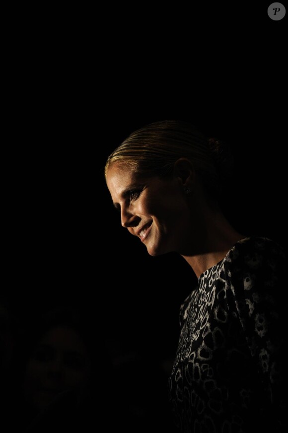 Heidi Klum lors du lancement de sa ligne pour New Balance à New York le 7/10/10