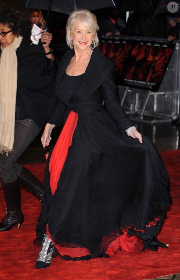 Helen Mirren lors de la première du film RED à Londres, le 19 octobre 2010