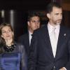 Letizia d'Espagne et le prince Felipe à Oviedo lors des Prince of Asturias awards. Le 22/10/10