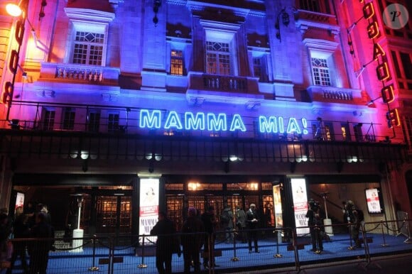 La générale de la comédie musicale Mamma Mia au Théâtre Mogador à Paris le 28 octobre 2010