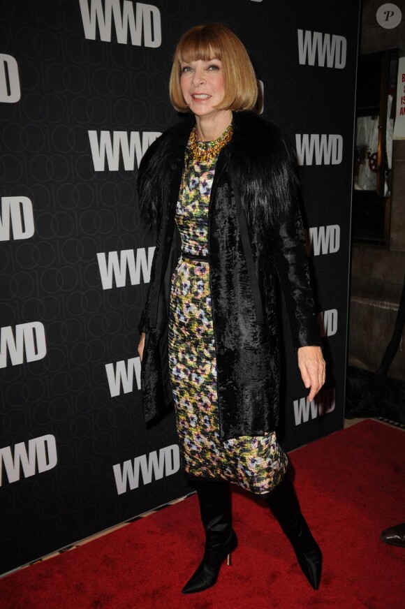 Anna Wintour lors de la soirée WWD à Los Angeles le 2 novembre 2010
