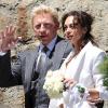 Boris Becker et sa femme Lilly lors de leur mariage en juin 2009