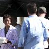 Halle Berry en plein tournage à Los Angeles le 1er novembre 2010