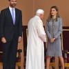 Felipe et Letizia d'Espagne accueillaient samedi 6 novembre le pape Benoît XVI pour une visite de deux jours.