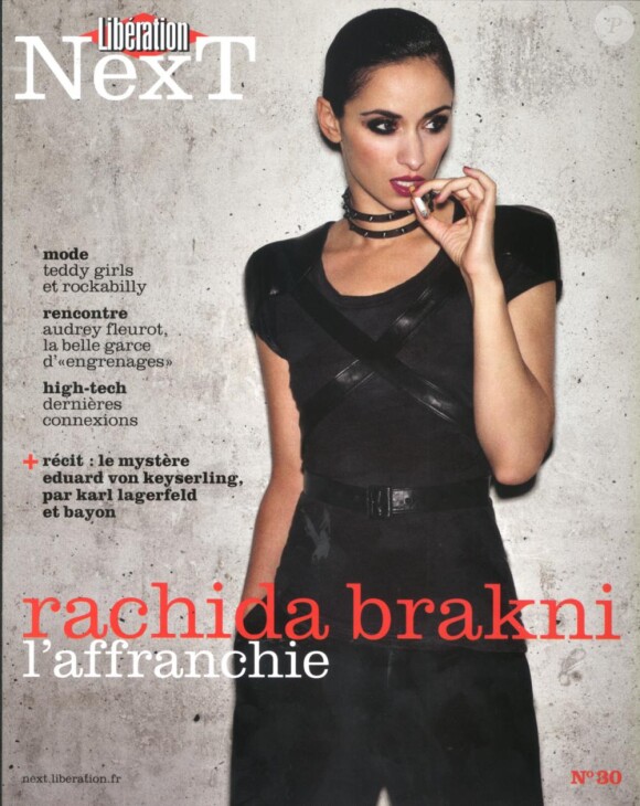 Rachida Brakni en couverture de Liberation Next