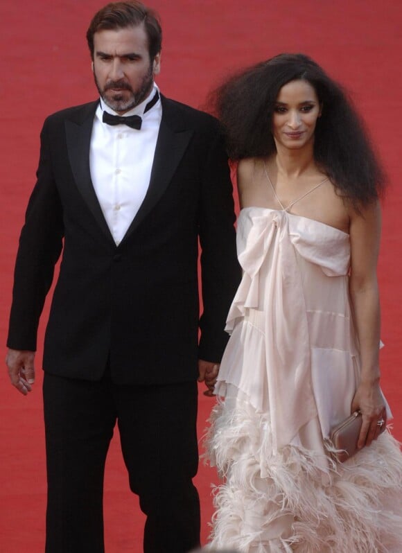 Rachida Brakni et son époux Eric Cantona pendant le Festival de Cannes 2009