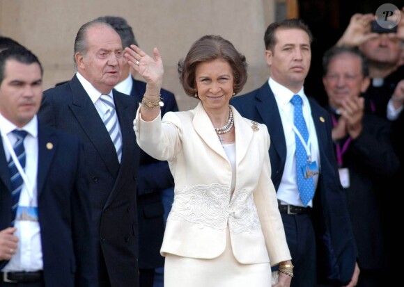 Dimanche 7 novembre 2010, le couple royal assistait à la messe papale donnée à Barcelone à l'occasion de la consécration de la Sagrada Familia.