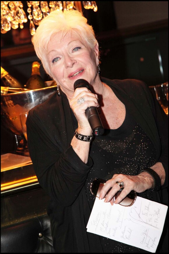 Lancement de l'album de Line Renaud, à l'hôtel Washington à Paris, le 9 novembre 2010 