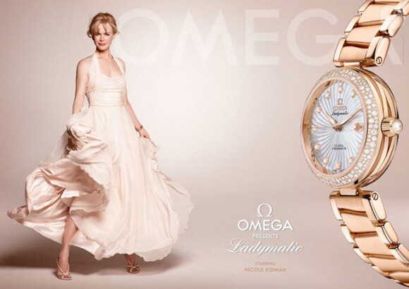 Nicole Kidman porte la montre Ladymatic d'Omega