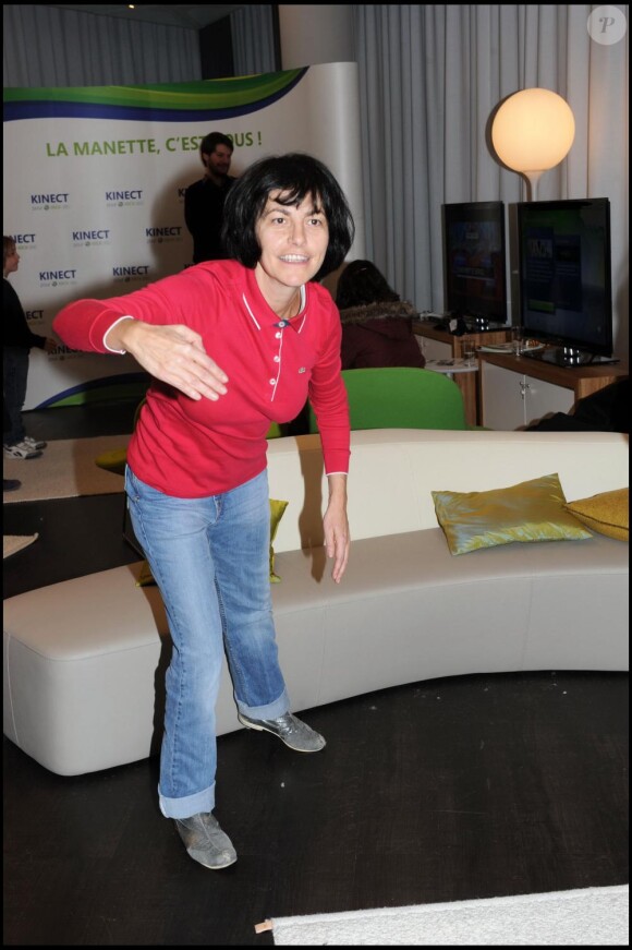 Lio à l'occasion du lancement de la nouvelle console Kinect pour X Box 360 chez Microsoft à Paris, le 9 novembre 2010