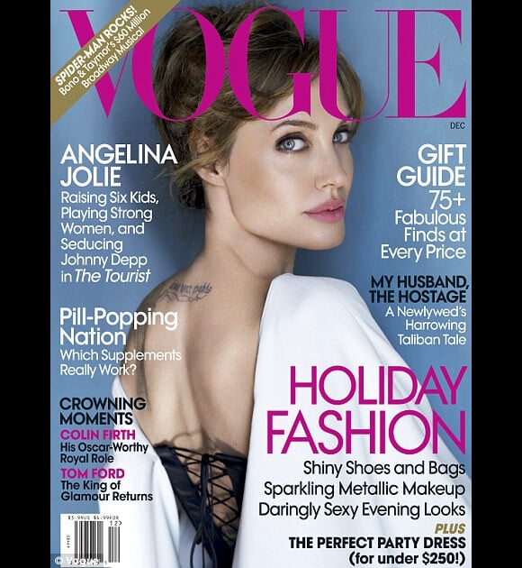 Angelina Jolie pour le magazine Vogue US décembre 2010