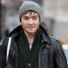 Ed Westwick dans les rues de New York