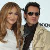 Jennifer Lopez et Marc Anthony dévoilent le lancement de deux lignes de vêtements avec les magasins Kohl's. West Hollywood le 18 novembre 2010.