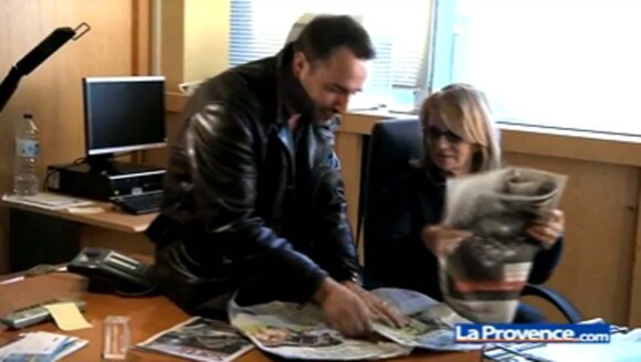Jean Dujardin et Nicole Garcia, pour La Provence, le 24 novembre 2010