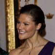 Les princesses Victoria et Madeleine de Suède étaient une fois encore sublimes, mercredi 24 novembre 2010, pour le souper du Riksdag donné par le couple royal. Le prince Daniel, époux de Victoria, servait de cavalier pour deux !