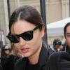 Miranda Kerr à Paris, le 2 octobre 2010.