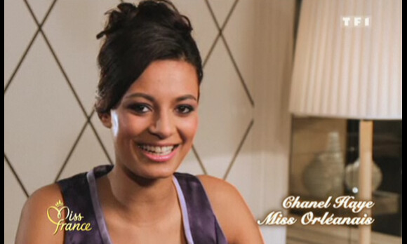 Chanel Haye est Miss Orléanais. Elle concourt à l'élection de Miss France 2011.