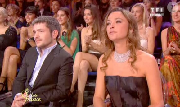 Sandrine Quétier et Grégoire font partie du jury de Miss France 2011.