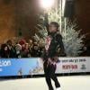 Surya Bonaly inaugure une patinoire à Perpignan, le 5 décembre 2010.