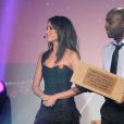 Karine Lima est venue remettre un prix lors de la cérémonie des Gérard de la Télévision, lundi 6 décembre au Théâtre Michel, à Paris.