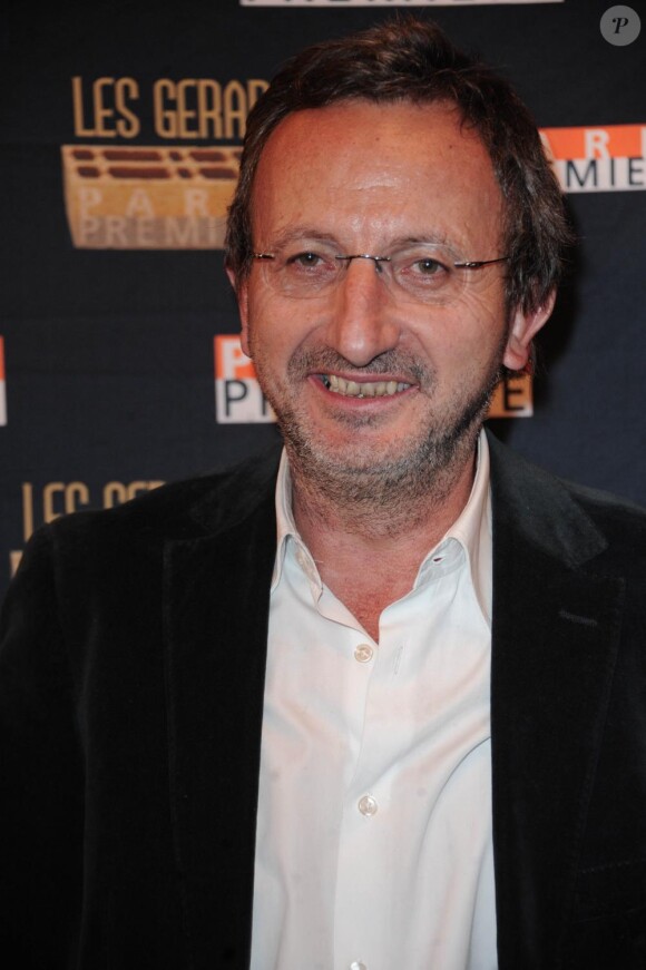 Jacques Expert, directeur des programmes de Paris Première a assisté à la cérémonie des Gérard de la Télévision, lundi 6 décembre au Théâtre Michel, à Paris.