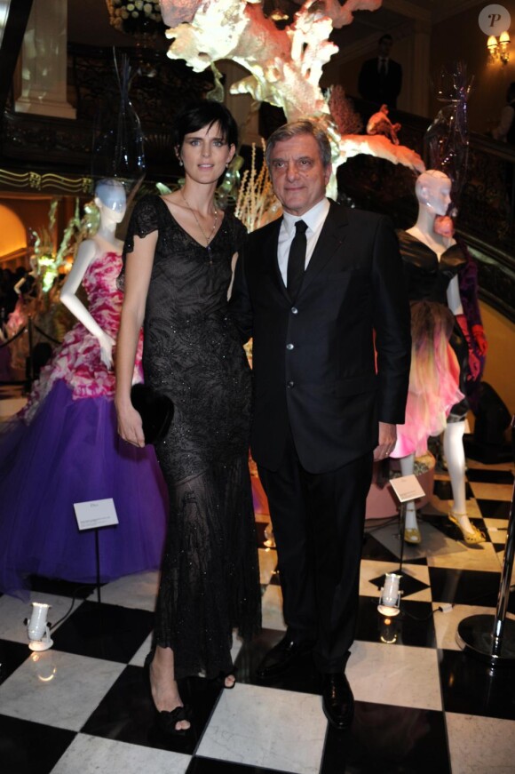 Stella Tennant et Sidney Toledano lors de la soirée Dior organisée fin novembre à Londres pour le lancement de Lady Grey