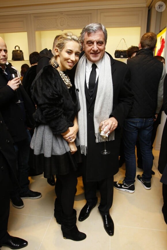 Alexandra Golovanoff et Sidney Toledano lors de la soirée Dior organisée fin novembre à Londres pour le lancement de Lady Grey