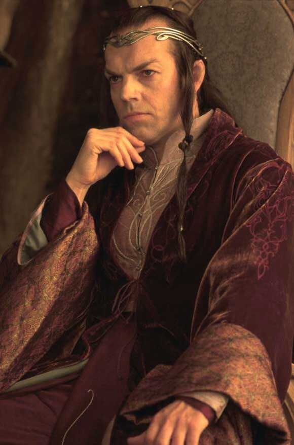 Hugo Weaving, ici dans le Seigneur des Anneaux, reprend son rôle dans Bilbo The Hobbit.