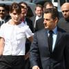 Carla Bruni-Sarkozy et son mari.