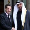 Nicolas Sarkozy et le Cheikh Mohammed bin Zayed Al Nahyan, Prince héritier d'Abou Dabi, le 15 décembre 2010.