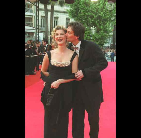 Pierre Palmade et Michèle Laroque au festival de Cannes - Mai 2001