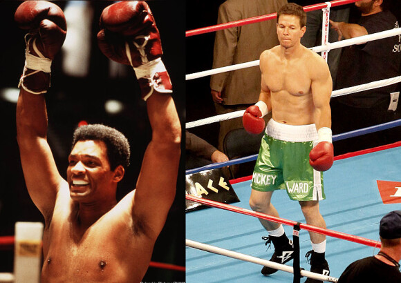 Will Smith dans Ali, et Mark Wahlberg dans The Fighter