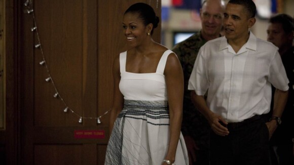 Barack et Michelle Obama : Décontractés, ils jouent les chefs de famille...