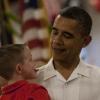 Barack et Michelle Obama ont rendu visite à des familles de militaires américains à Hawaï le 26 décembre 2010