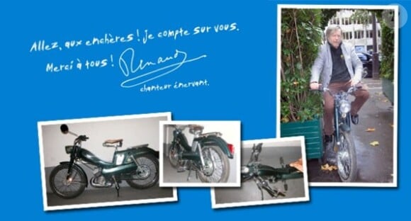 Renaud met sa mobylette en vente sur ebay.fr