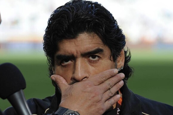 Diego Maradona a vu trois de ses frères et soeurs être agressés à Buenos Aires, le 27 décembre 2010.
