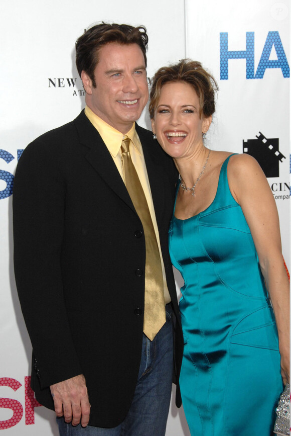 John Travolta et Kelly Preston en 2007 à New York 