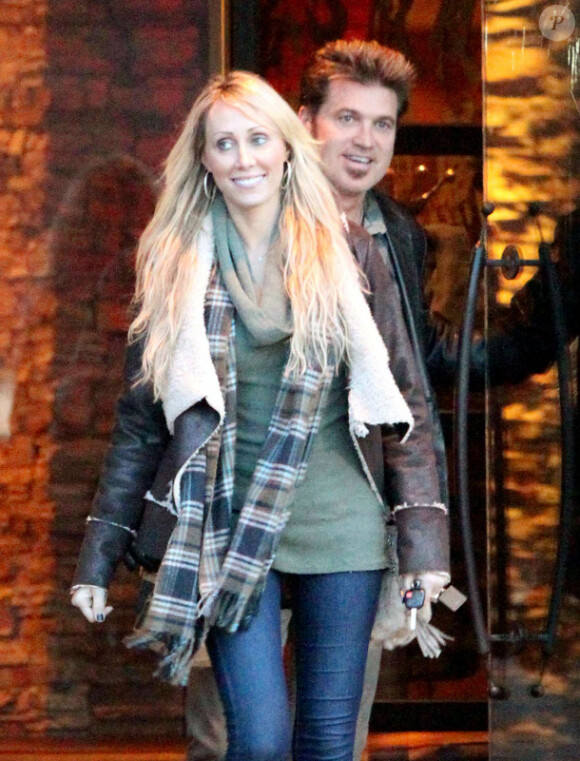 Billy Ray Cyrus et sa femme Tish, les parents de la chanteuse et actrice Miley Cyrus, ont déjeuné ensemble dans un bistro chinois de Nashville, mercredi 29 décembre.