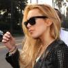 Lindsay Lohan était photographiée avec son assistante à la sortie d'un restaurant japonais, vendredi 7 janvier à Los Feliz.