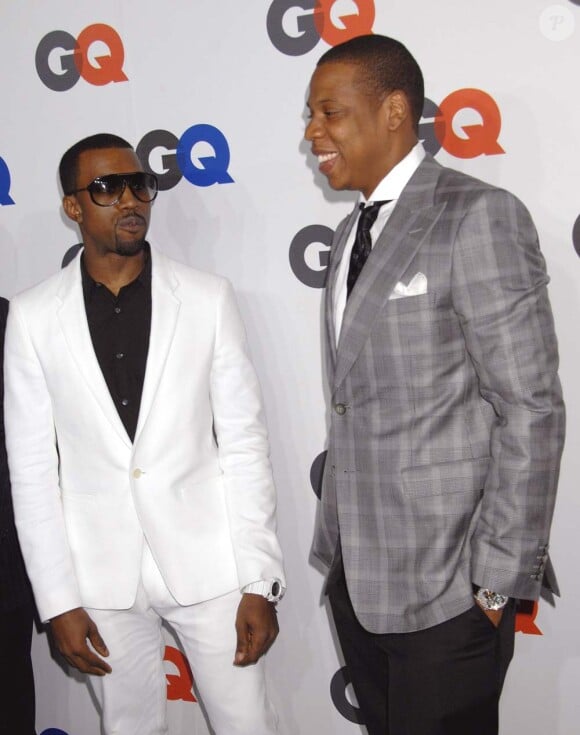Jay-Z et Kanye West, New York, septembre 2008