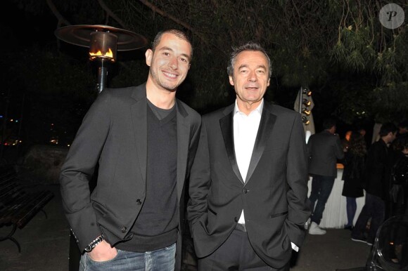 Ali Baddou et Michel Denisot au festival de Cannes, le 14 mai 2010