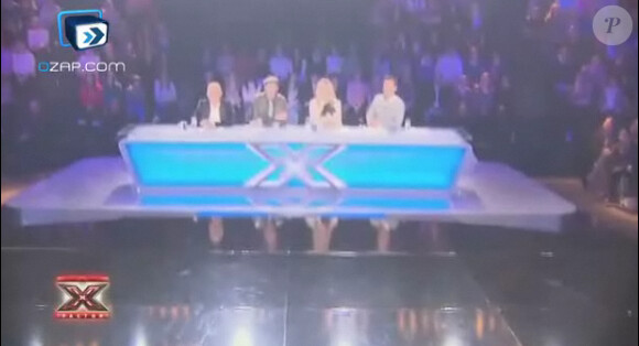 Le jury dans un extrait des castings de X-Factor