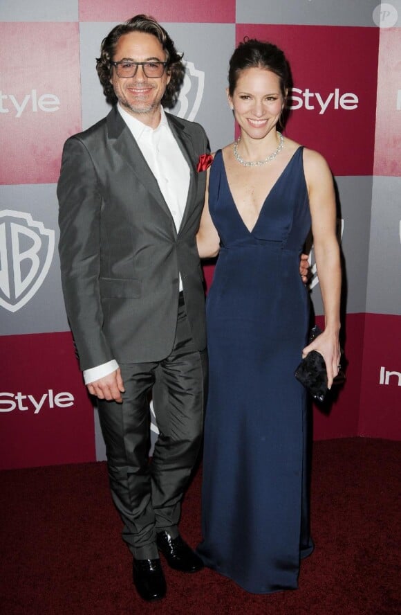 Robert Downey Jr. et sa femme Sarah à la 12ème cérémonie des Annual Warner à Los Angeles, le 16 janvier 2011
 