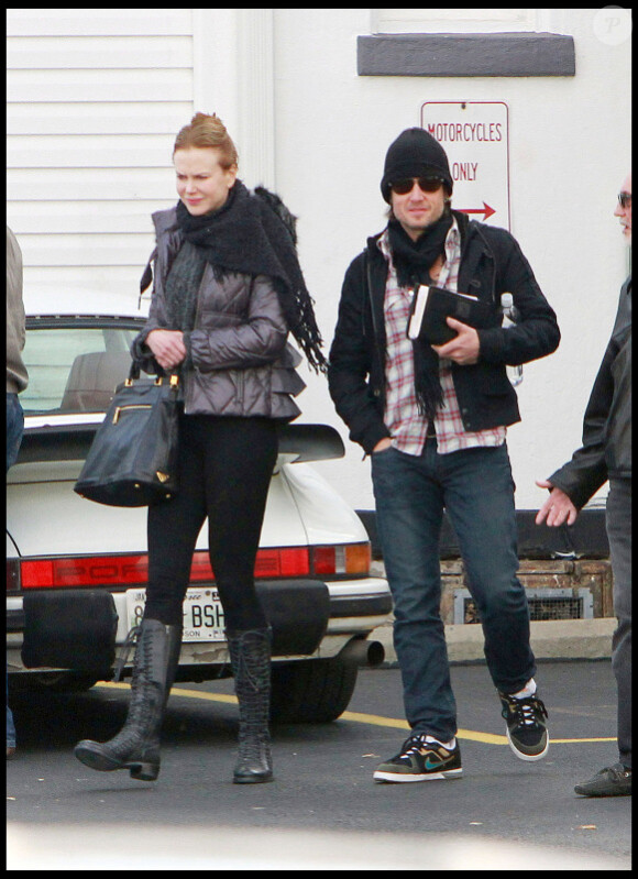 Nicole Kidman et Keith Urban à Nashville, décontractés, le 27 décembre 2010.