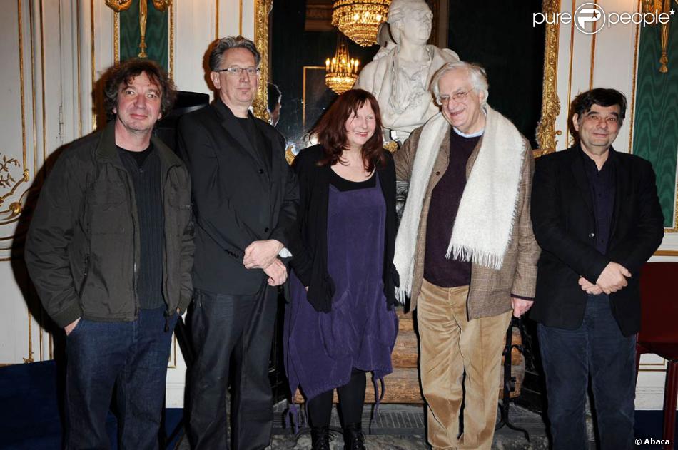 Bruno Lochet Benoit Delepine Yolande Moreau Et Bertrand Tavernier A L Occasion De La Remise Du Prix Henri Jeanson 2011 Dans L Enceinte De La Sacd A Paris Purepeople