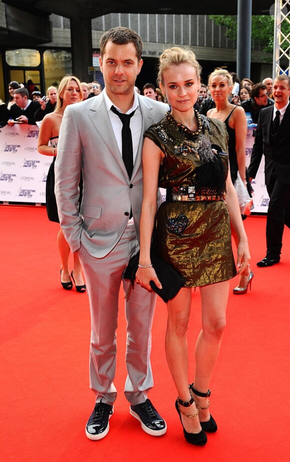 Diane Kruger et Joshua Jackson à Londres, le 26 mai 2010.
