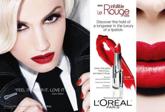 Gwen Stefani dans le spot L'Oréal Paris