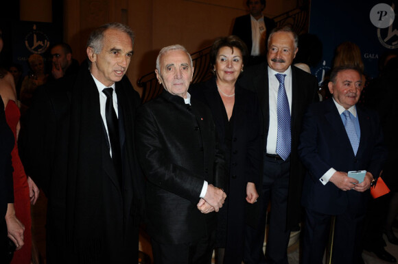 Charles Aznavour lors du gala Scopus à Paris le 23 janvier 2011