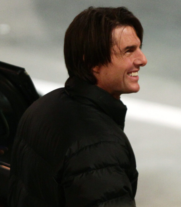 Tom Cruise sur le tournage de Mission : Impossible 4 à Vancouver au Canada le 7 janvier 2011